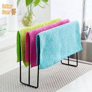 [InterfunS] High Quality Iron Towel Rack Kitchen Cupboard Hanging Wash Cloth Organizer Drying Rack [NEW]