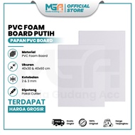 White PVC Foam Board 40 x 30 cm & 40 x 60 cm | Thickness 2mm–3mm PVC Board