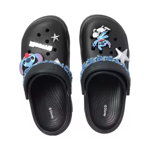 MINISO Disney Stitch Clogs Beach Shoes Garden Sandals Ventilated Slipper Lightweight Non Slip Indoor