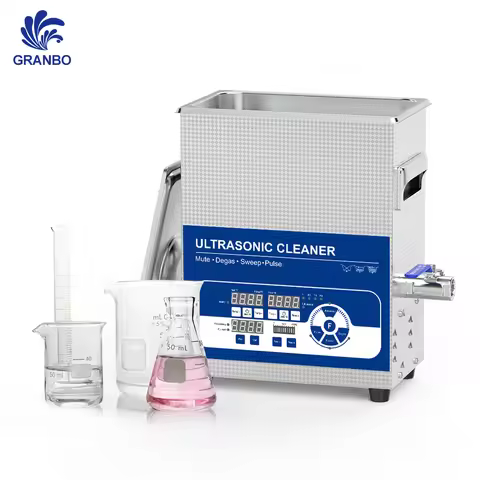 Granbo Sonic Laboratory Ultrasonic Appliance 4.8L 100W Ultrasound Bath 28/40/80/120KHz Cleaning Mach