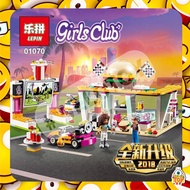 [ สินค้ามาใหม่ Gift ] ตัวต่อเรโก้ LEPIN01070 GirlsClub ร้านแฮมเบอร์เกอร์นักเเข่งรถ จำนวน 386 ชิ้น ..Kids Toy Décor ของเล่นเสริมทักษะ ตัวต่อ โมเดล.....