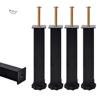 dfhgd4 PCS Metal Furniture Support Legs Adjustable Height 20 to 22cm Heavy Duty Bed Center Frame Sla