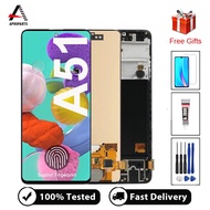 Super Amoled Original A51สำหรับ Samsung Galaxy A51 A515สัมผัสหน้าจอ Lcd หน้าจอดิจิตอลประกอบสำหรับ Samsung A515FN/DS A515F