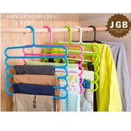 Practical 5-tier hanger - 5-tier Clothes Hijab hanger