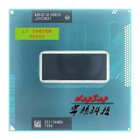 Intel Core i7-3940XM i7 3940XM SR0US 3.0 GHz Used Quad-Core Eight-Thread CPU 8M 55W Socket G2 / rPGA