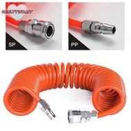 1ONLYTWO Air Compressor Hose Tube, With Connector Flexible PU Air Compressor Hose, Industrial Air Co