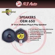 Adams Digital 6 Inch Midbass Plug and Play PnP Speaker For Perodua Axia/Alza/Myvi lagi best/Bezza/Ar