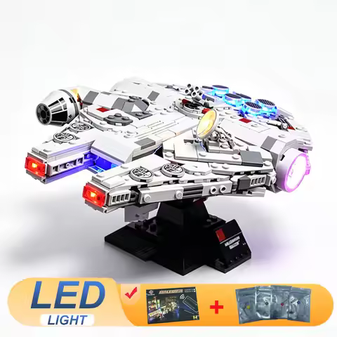 LED Light Kit For LEGO 75375 Star Millennium Falcon Lamp DIY Toys Christmas Gift (Not Include Buildi