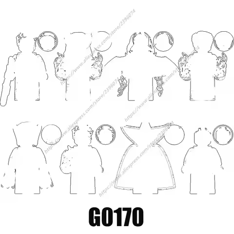 Single models Action Figures Building Blocks children G0170 GH0553 GH0554 GH0555 GH0556 GH0557 GH055