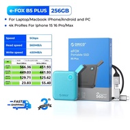 ORICO e-FOX B5 PLUS Portable SSD a compact external solid-state drive designed 256gb