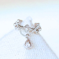 Earclip Ear Bone Folder Ear Cuff Wrap Rhinestone Cartilage Clip On Earring Fashion