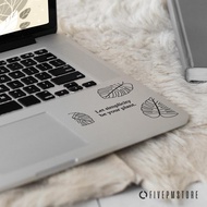 Simplicity Quote Sticker - Simple Quote Sticker for Mac Asus Acer laptops