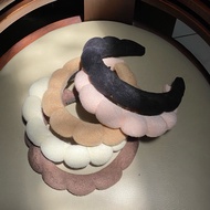 Matte Cloud cloud headband hair acc Thick Jumbo Bandana Korean Fashion Women's hair Soft Cloud Headb