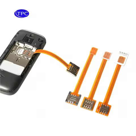 100mm Nano 4FF Sim Card Converter To Nano 4FF Micro 3FF Standard 2FF Sim Card Adapter Conversion Lin