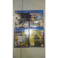 tyraryu.doll: PS4 Game GTA V, Dark Souls 3, Ghost of Tsushima and Overcooked Second hand