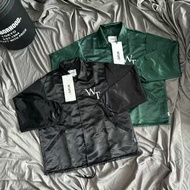 Japanese Style Trendy WTAPS Satin Embroidered Letter Coach Jacket Loose Large Size Jacket Men Women 