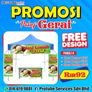 Pakej Banner | Bunting | Murah Free Design