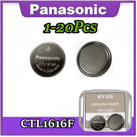 New Original Panasonic CTL1616 CTL1616F rechargeable battery For Casio Solar Watch