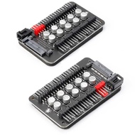 RGB PWM Fan HUB 5V PIN/12V 4PIN PWM Cooler Fan HUB Splitter