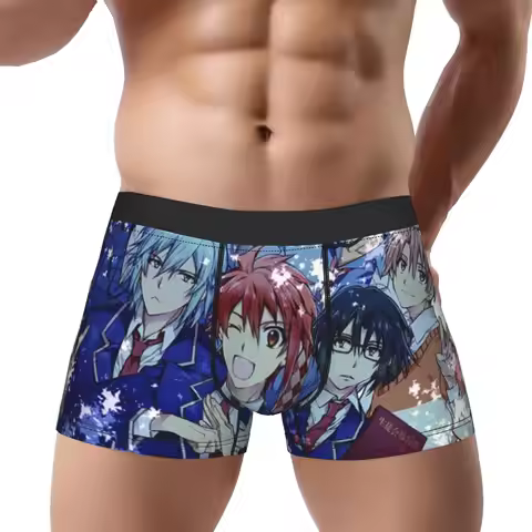 Warmth (18) IDOLiSH7 Underpants Homme Panties Man Underwear Ventilate Shorts Boxer Briefs