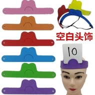 Hot Sale] Guess Who I Am Headband Children diy Blank Headwear Card Headwear English Classroom Intera