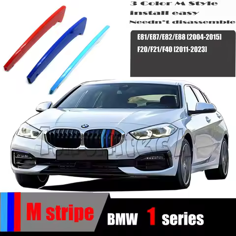 M Performance 3-Colored Grill Clip for BMW 1 series 116i 118i 120i 123i 125i 130 M135i M140i Strip G