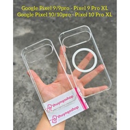 Google Pixel 10 - Pixel 10 Pro - Pixel 10 Pro XL Shockproof Transparent Case