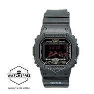 [Watchspree] Casio G-Shock Military Series Black Resin Band Watch DW5600MS-1D DW-5600MS-1D DW-5600MS-1