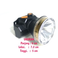 SENTER KEPALA LED PUSH ON HL-2825/25W/CAHAYA KUNING/WARM/ANTI KABUT