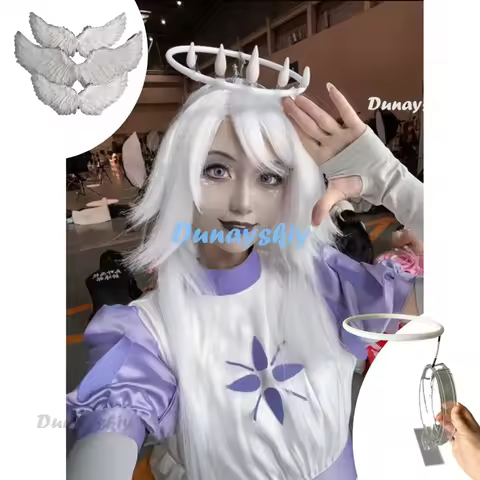 Angel Emily Seraphim Cosplay Costume Halo Cosplay Women Fancy Dress Outfit Halloween Uniform Hasbin 