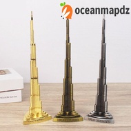 OCEANMAPDZ Alloy Burj Khalifa Tower Figurine, Cartoon Exquisite Burj Khalifa Tower Statue, Durable K