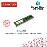 4ZC7A08706 Memory Thinksystem Lenovo 8GB TruDDR4 2933MHz RDIMM