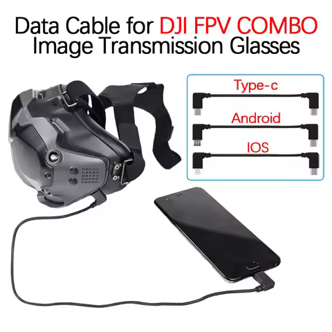 For DJI FPV COMBO Drone Image Transmission Glasses Data Cable Type-c Android IOS Port Connection Lin