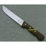 F. Herder (Solingen Fork Brand) 7 Inch Broadblade Knife Wooden Handle | Pisau Lapah | Pisau Chef - Made in Germany