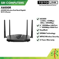 [3-YEARS WARRANTY] TOTOLINK X6000R AX3000 Wireless Dual Band Gigabit Wi-Fi 6 Router