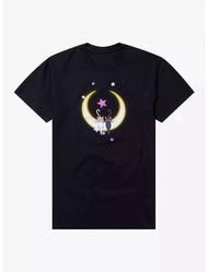 Pretty Guardian Sailor Moon Luna & Artemis Celestial Pure Cotton T-Shirt Men And Women Fashion Casua