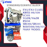 ATAKA STANDARD BLOCK CREAMIC BLOCK Y15ZR Y16ZR LC135 WAVE125 WAVE110 WAVE100 EX5 DREAM VF3I SRL115 S