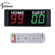 tachiuwa LED Scoreboard Digital Scoreboard with Remote Control Portable Tabletop Scoreboard for Bask