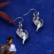 Xiao Yan Same Style Animation Series Buddha Animation Accessories Niche Simple Xiao Yan Earrings Ani