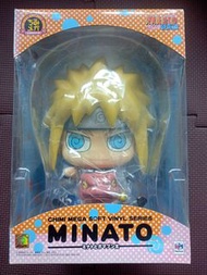 MegaHouse Naruto 火影忍者 疾風伝 Chimi Mega Soft Vinyl Series Minato 波風水門 & 蛤蟆文太 貯金箱 儲錢箱