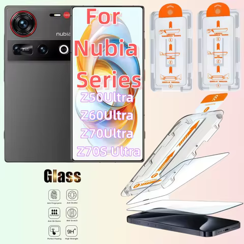 2-Pack High Definition Tempered Glass Screen Protector for ZTE Nubia Z50 Ultra/Z60 Ultra/Z70 Ultra/Z