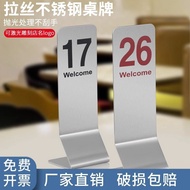 Number plate Number plate Stainless Steel Table Number plate Number Call Number plate Ordering plate