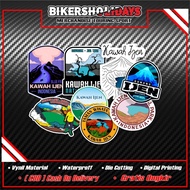 Kawah ijen sticker/ ijen mountain sticker kawah ijen banyuwangi bondowoso sticker