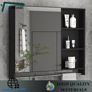 ZG Mirror Cabinet Wall Mounted Storage Cabinet Aluminium Bathroom Smart Mirror Cabinet