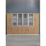 Wooden File Cabinet Current Office Locked Small Cabinet Bookcase Simple File Cabinet Matching Boss D