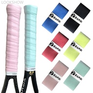 LOOKSHOW Macaron Tennis Overgrip Tennis Racket Anti Slip Sweatband Grips Shock Absorption Grip Tape 