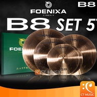Foenixa Cymbals SN8 Set 5 (14,16,18,20) Crash / Hihat ฉาบ ฉาบกลอง อุปกรณ์กลอง แฉ ไฮแฮด กลอง กลองชุด