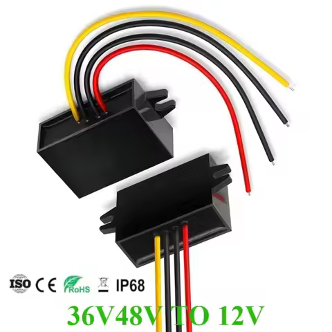 48V to 12V Step Down Buck Regulator DC Converter 36V 48V to 12V Power Inverter 36V to 12V Transforme