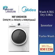 Midea 2 In 1 Inverter Washer Dryer (8.5KG/5KG) MF100D85B/(8.5KG/6KG) MF200D85B/MF200D85WBT/TCL (10KG
