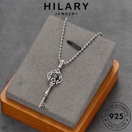 HILARY JEWELRY Sterling Original Silver Key Korean Leher 925 Perempuan Chain Vintage Perak Accessories For Necklace Pendant Women Rantai 純銀項鏈 N34